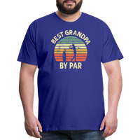 Best Grandpa By Par Men's Premium T-Shirt - royal blue