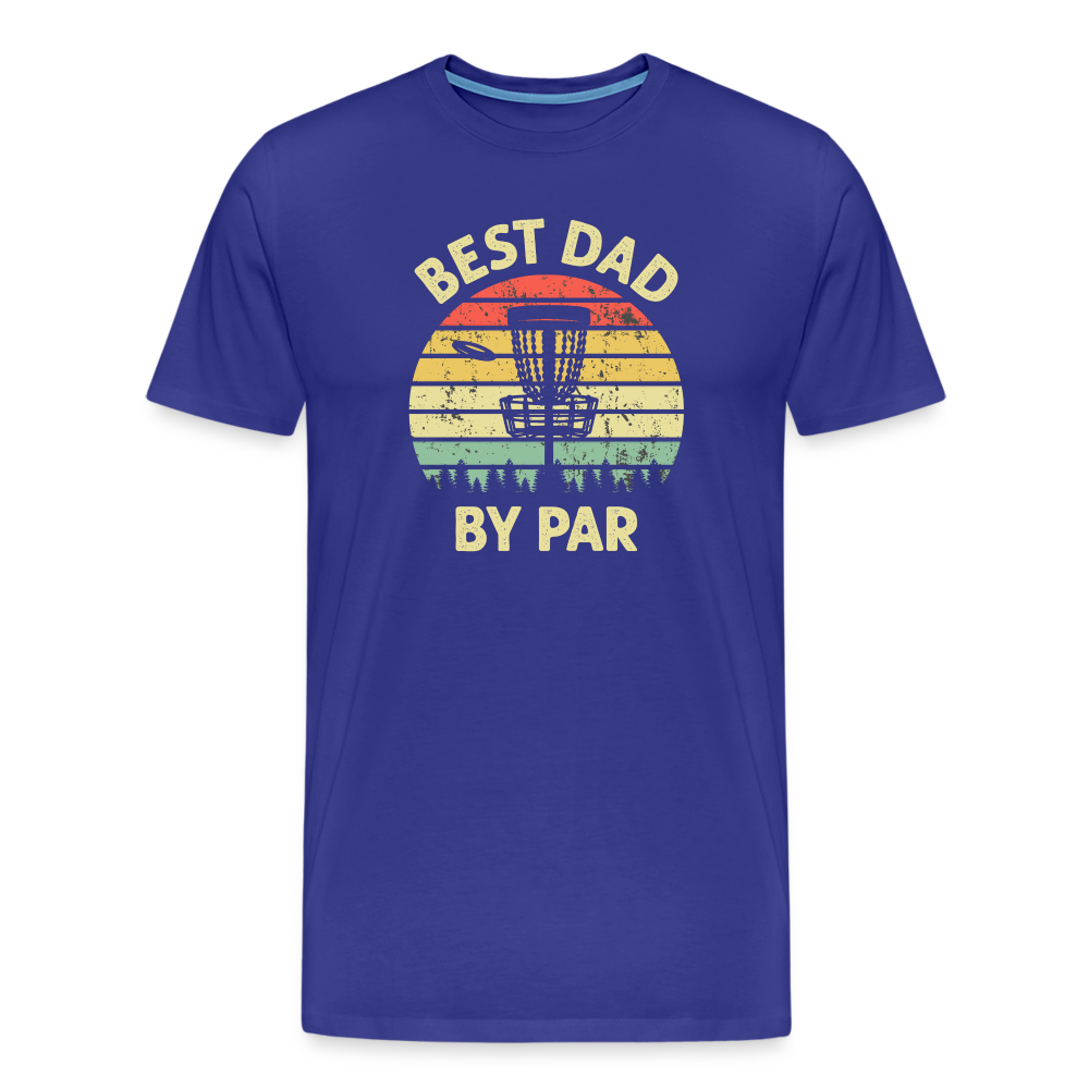 Best Dad By Par Disc Golf Men's Premium T-Shirt - royal blue