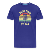 Best Dad By Par Disc Golf Men's Premium T-Shirt - royal blue