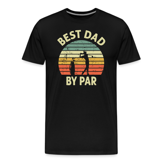 Best Dady By Par Men's Premium T-Shirt - black