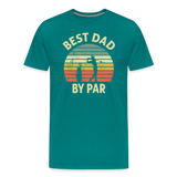 Best Dady By Par Men's Premium T-Shirt - teal