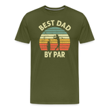 Best Dady By Par Men's Premium T-Shirt - olive green