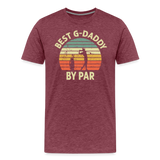Best G-Daddy By Par Men's Premium T-Shirt - heather burgundy