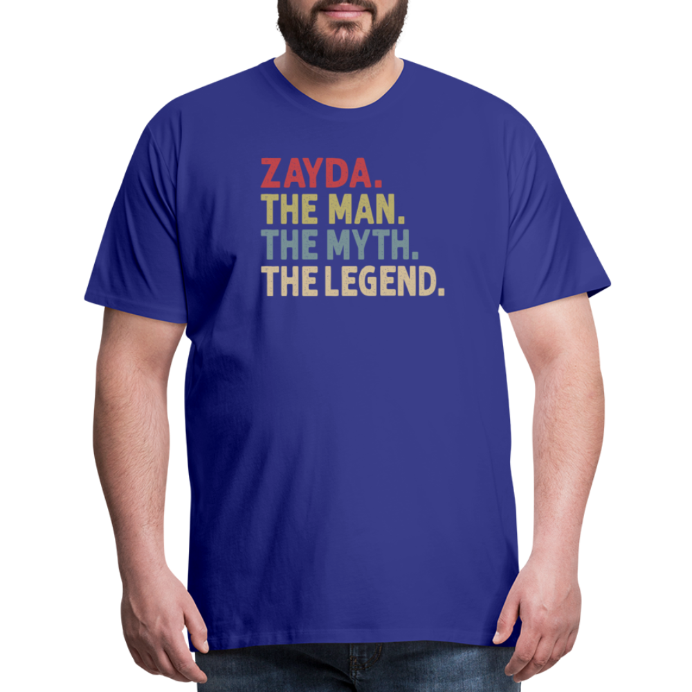 Zayda the Man the Myth the Legend Men's Premium T-Shirt - royal blue