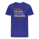 Zayda the Man the Myth the Legend Men's Premium T-Shirt - royal blue