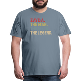 Zayda the Man the Myth the Legend Men's Premium T-Shirt - steel blue