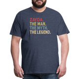 Zayda the Man the Myth the Legend Men's Premium T-Shirt - heather blue
