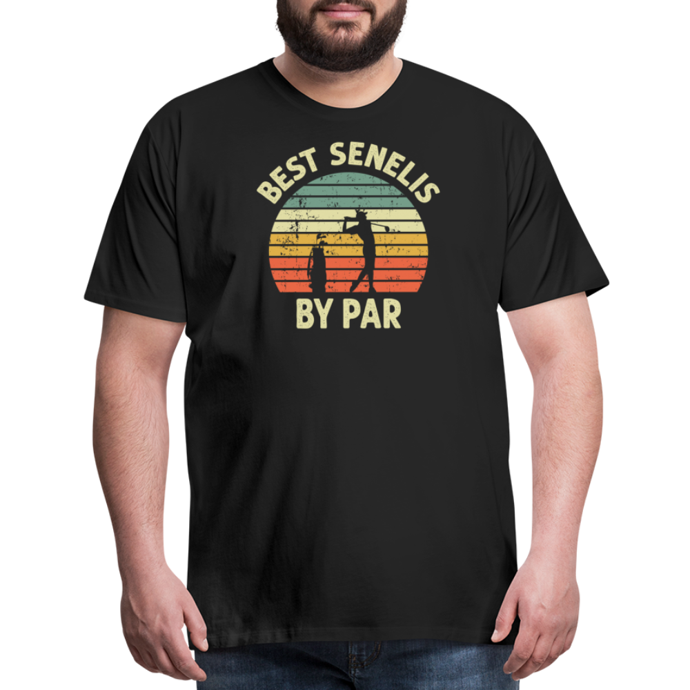 Best Senelis By Par Men's Premium T-Shirt - black