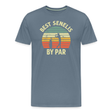 Best Senelis By Par Men's Premium T-Shirt - steel blue