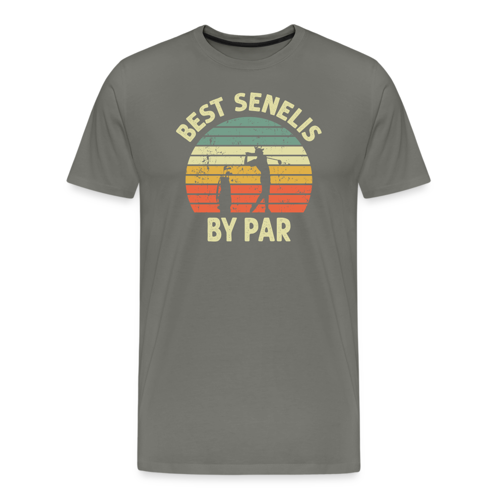 Best Senelis By Par Men's Premium T-Shirt - asphalt gray