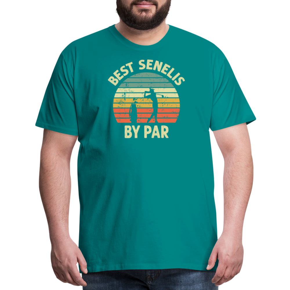 Best Senelis By Par Men's Premium T-Shirt - teal