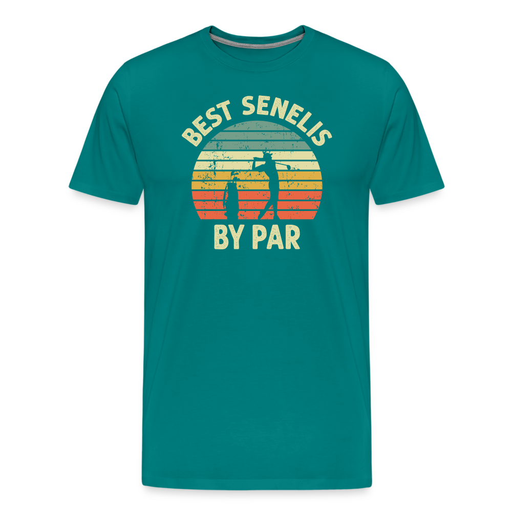 Best Senelis By Par Men's Premium T-Shirt - teal
