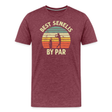 Best Senelis By Par Men's Premium T-Shirt - heather burgundy