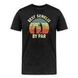 Best Senelis By Par Men's Premium T-Shirt - charcoal grey