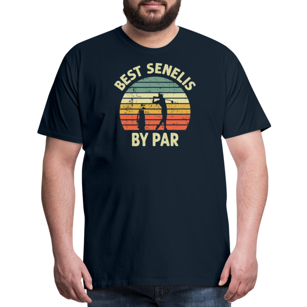Best Senelis By Par Men's Premium T-Shirt - deep navy