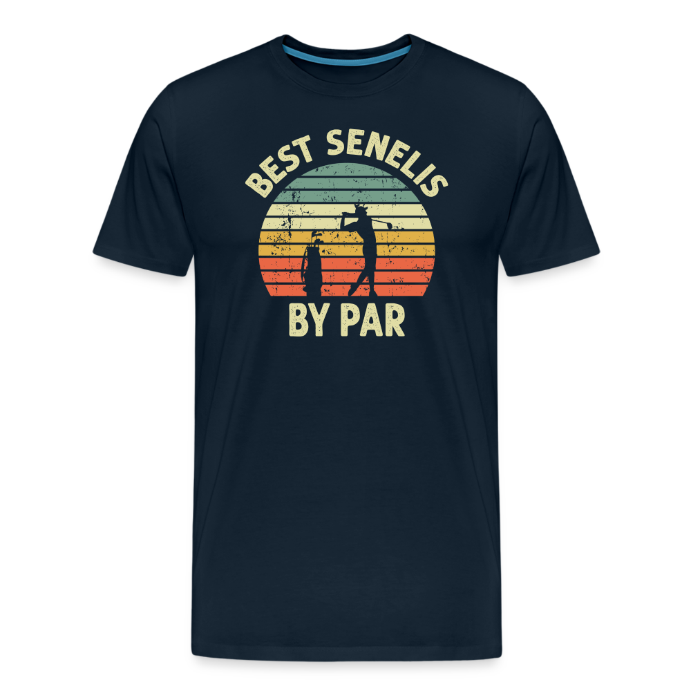 Best Senelis By Par Men's Premium T-Shirt - deep navy