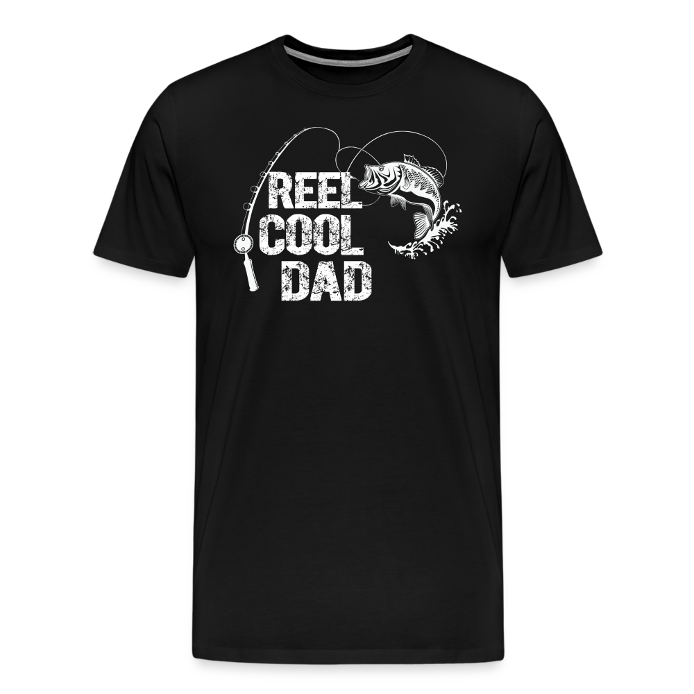 Reel Cool Dad Men's Premium T-Shirt - black