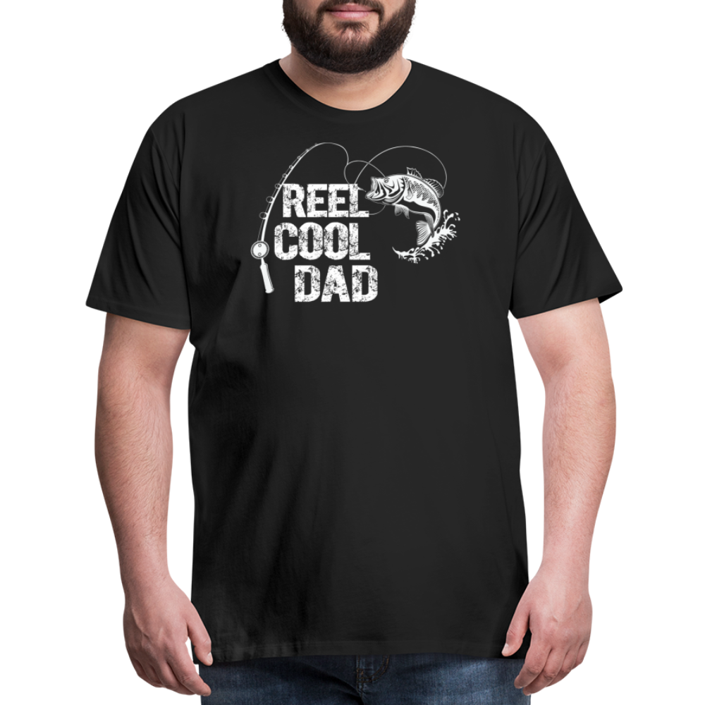 Reel Cool Dad Men's Premium T-Shirt - black
