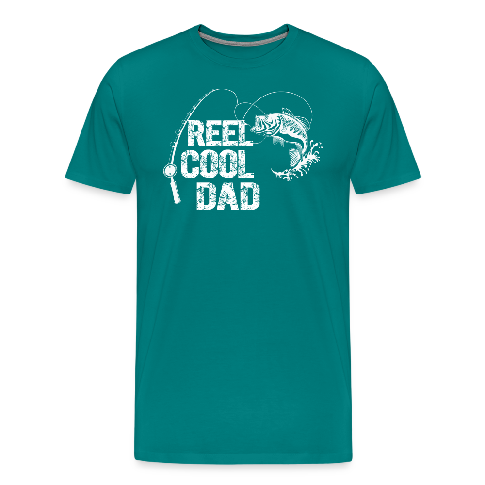 Reel Cool Dad Men's Premium T-Shirt - teal