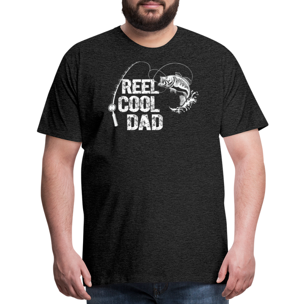 Reel Cool Dad Men's Premium T-Shirt - charcoal grey