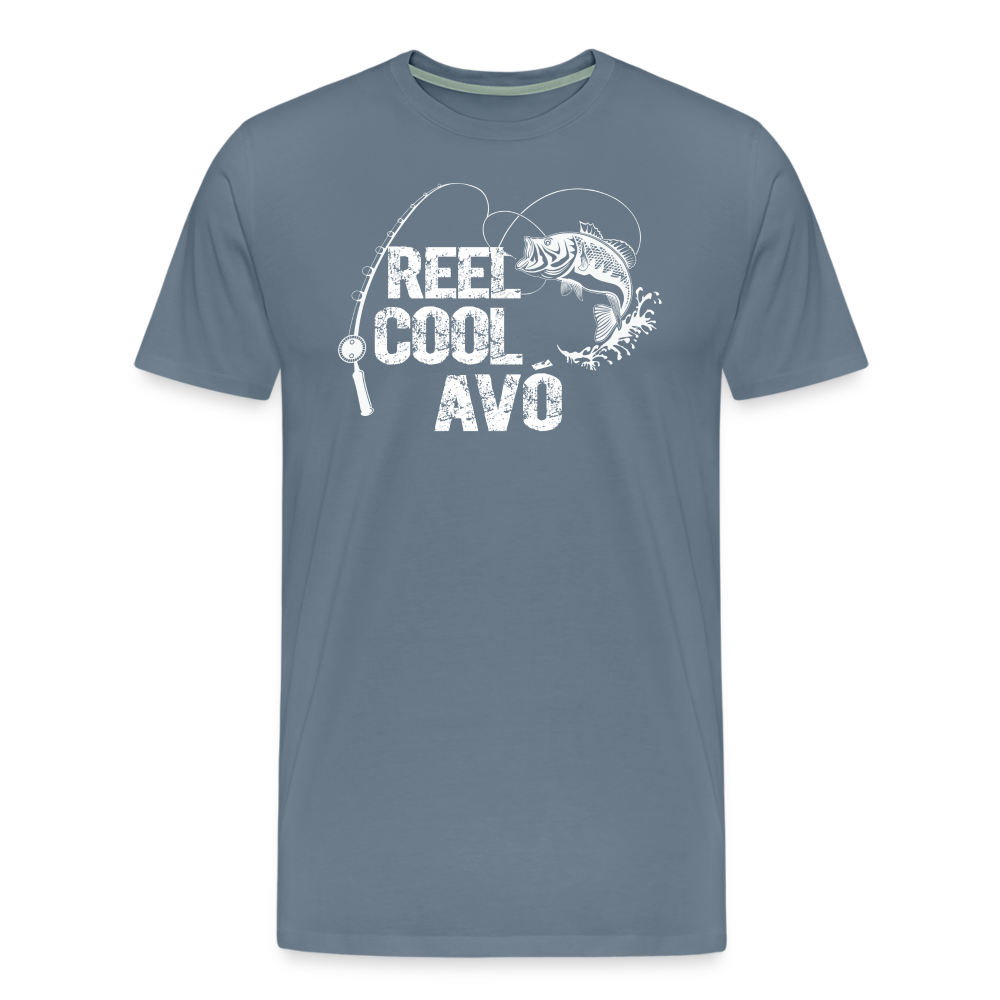 Reel Cool Avo Men's Premium T-Shirt - steel blue