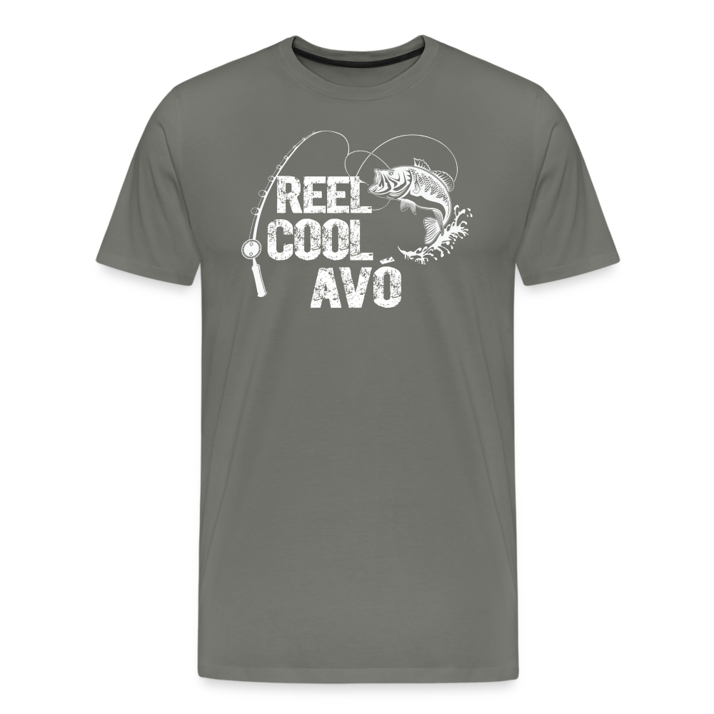 Reel Cool Avo Men's Premium T-Shirt - asphalt gray