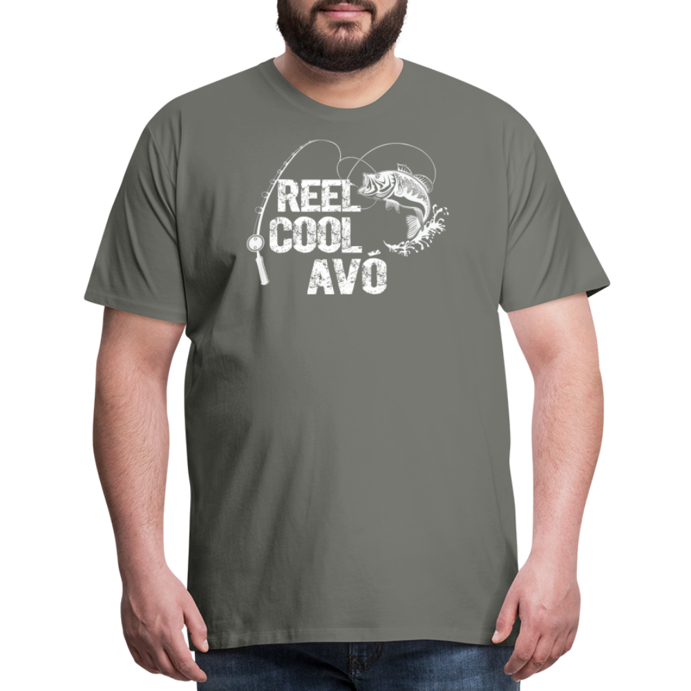 Reel Cool Avo Men's Premium T-Shirt - asphalt gray
