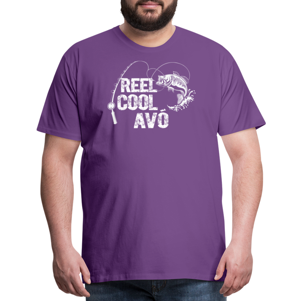 Reel Cool Avo Men's Premium T-Shirt - purple