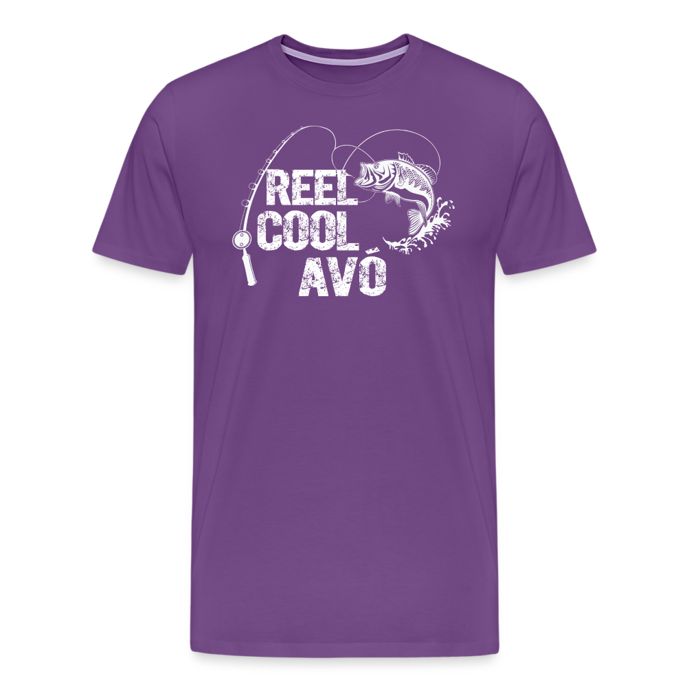 Reel Cool Avo Men's Premium T-Shirt - purple