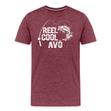 Reel Cool Avo Men's Premium T-Shirt - heather burgundy