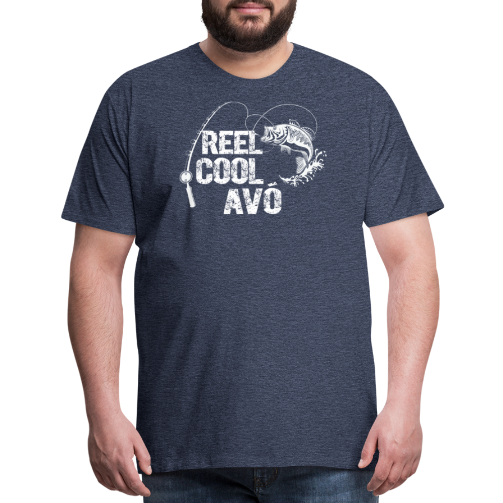 Reel Cool Avo Men's Premium T-Shirt - heather blue