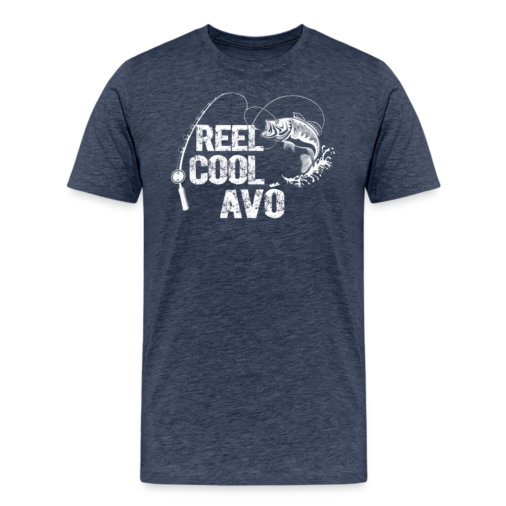 Reel Cool Avo Men's Premium T-Shirt - heather blue