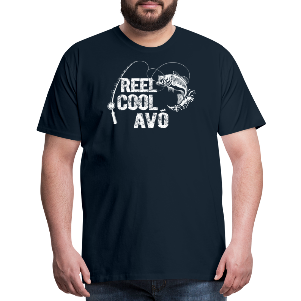 Reel Cool Avo Men's Premium T-Shirt - deep navy