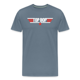 Top Bop Men's Premium T-Shirt - steel blue