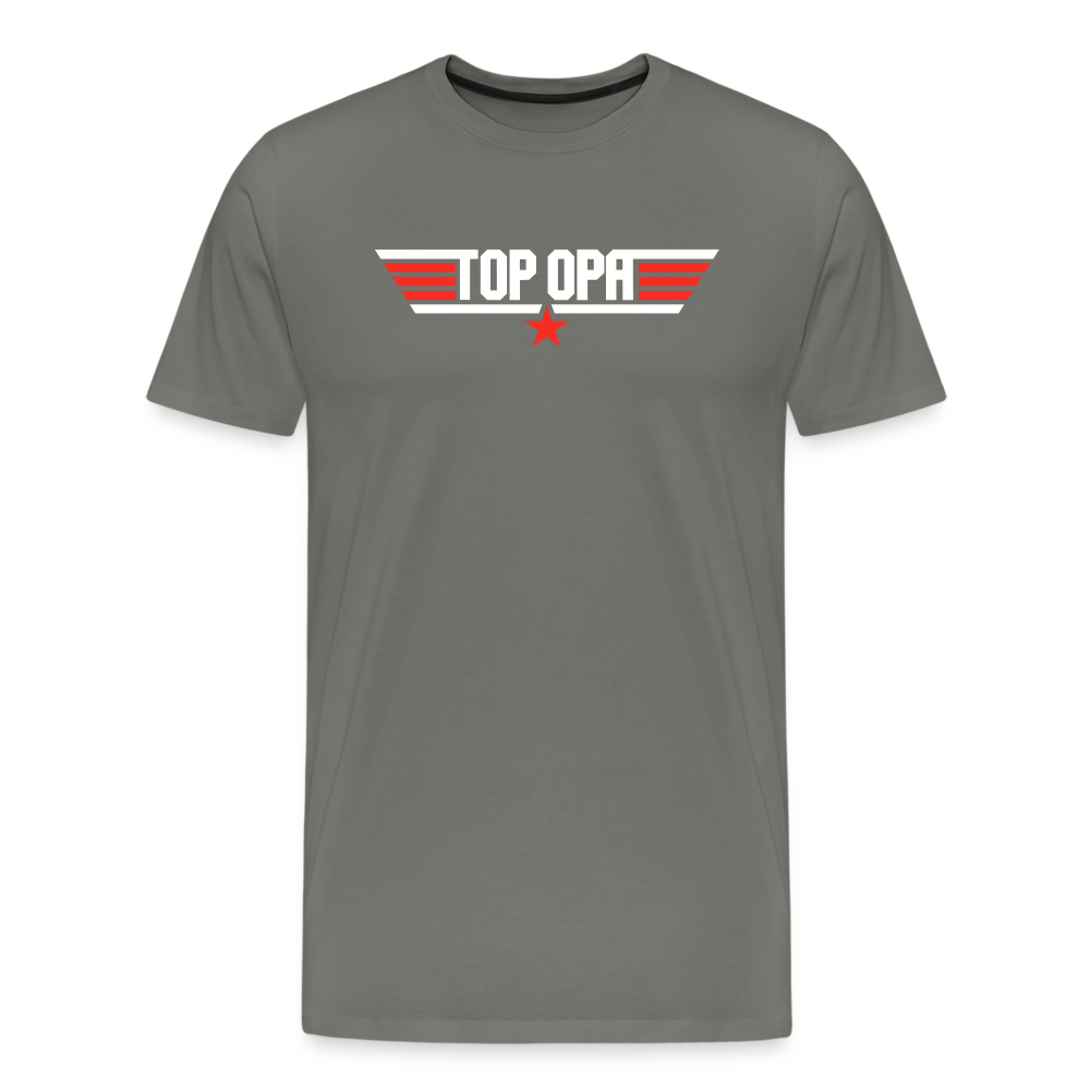 Top Opa Men's Premium T-Shirt - asphalt gray