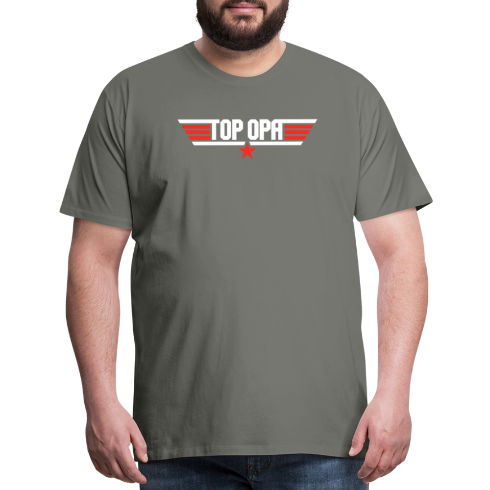 Top Opa Men's Premium T-Shirt - asphalt gray