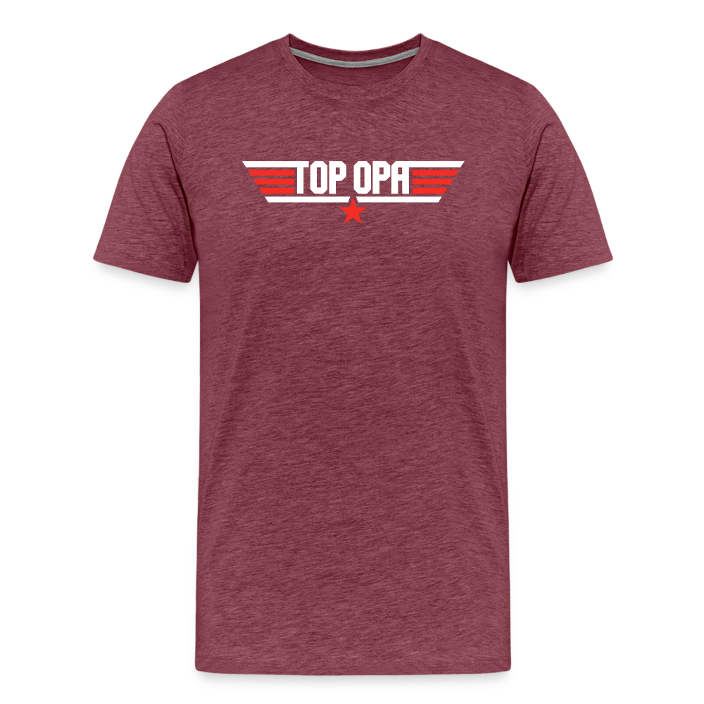 Top Opa Men's Premium T-Shirt - heather burgundy