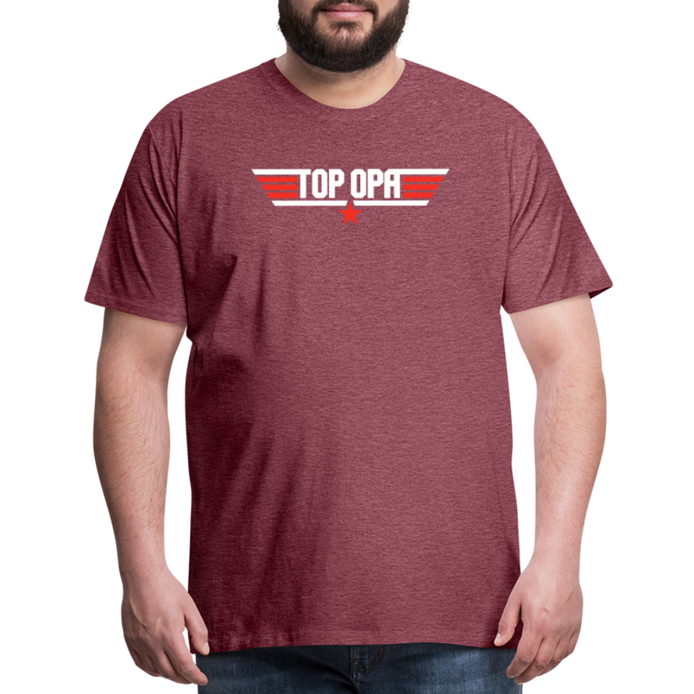 Top Opa Men's Premium T-Shirt - heather burgundy