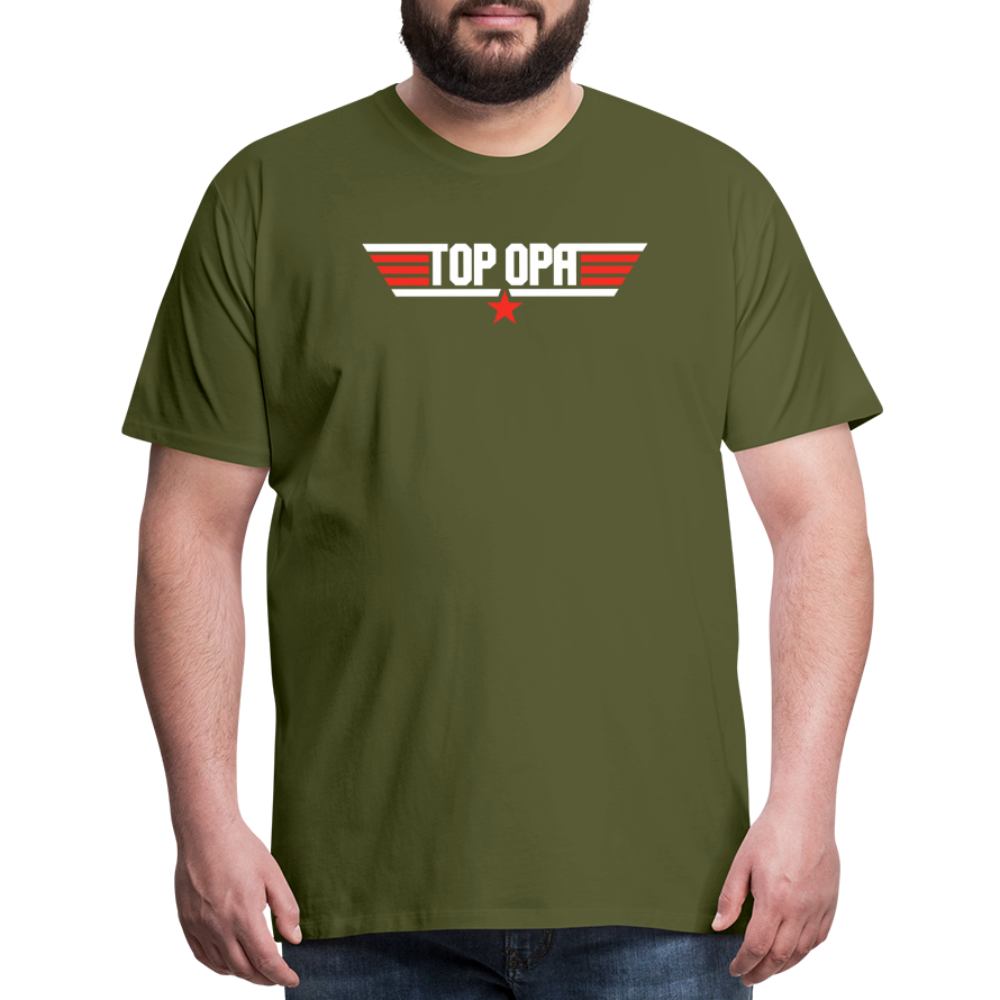 Top Opa Men's Premium T-Shirt - olive green