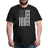 Daddy American Flag Men's Premium T-Shirt - black