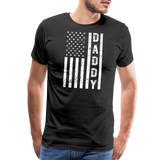 Daddy American Flag Men's Premium T-Shirt - black