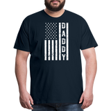 Daddy American Flag Men's Premium T-Shirt - deep navy