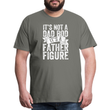 It's Not a Dad Bod It's a Father Figure Men's Premium T-Shirt - asphalt gray