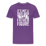 It's Not a Dad Bod It's a Father Figure Men's Premium T-Shirt - purple
