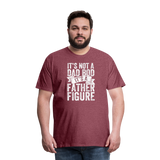 It's Not a Dad Bod It's a Father Figure Men's Premium T-Shirt - heather burgundy