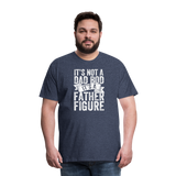 It's Not a Dad Bod It's a Father Figure Men's Premium T-Shirt - heather blue