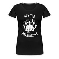 Hex the Patriarchy Triple Moon Goddess Hecate Women’s Premium T-Shirt - black