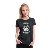 Hex the Patriarchy Triple Moon Goddess Hecate Women’s Premium T-Shirt - black