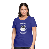 Hex the Patriarchy Triple Moon Goddess Hecate Women’s Premium T-Shirt - royal blue