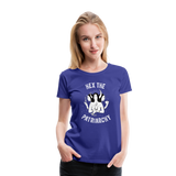 Hex the Patriarchy Triple Moon Goddess Hecate Women’s Premium T-Shirt - royal blue